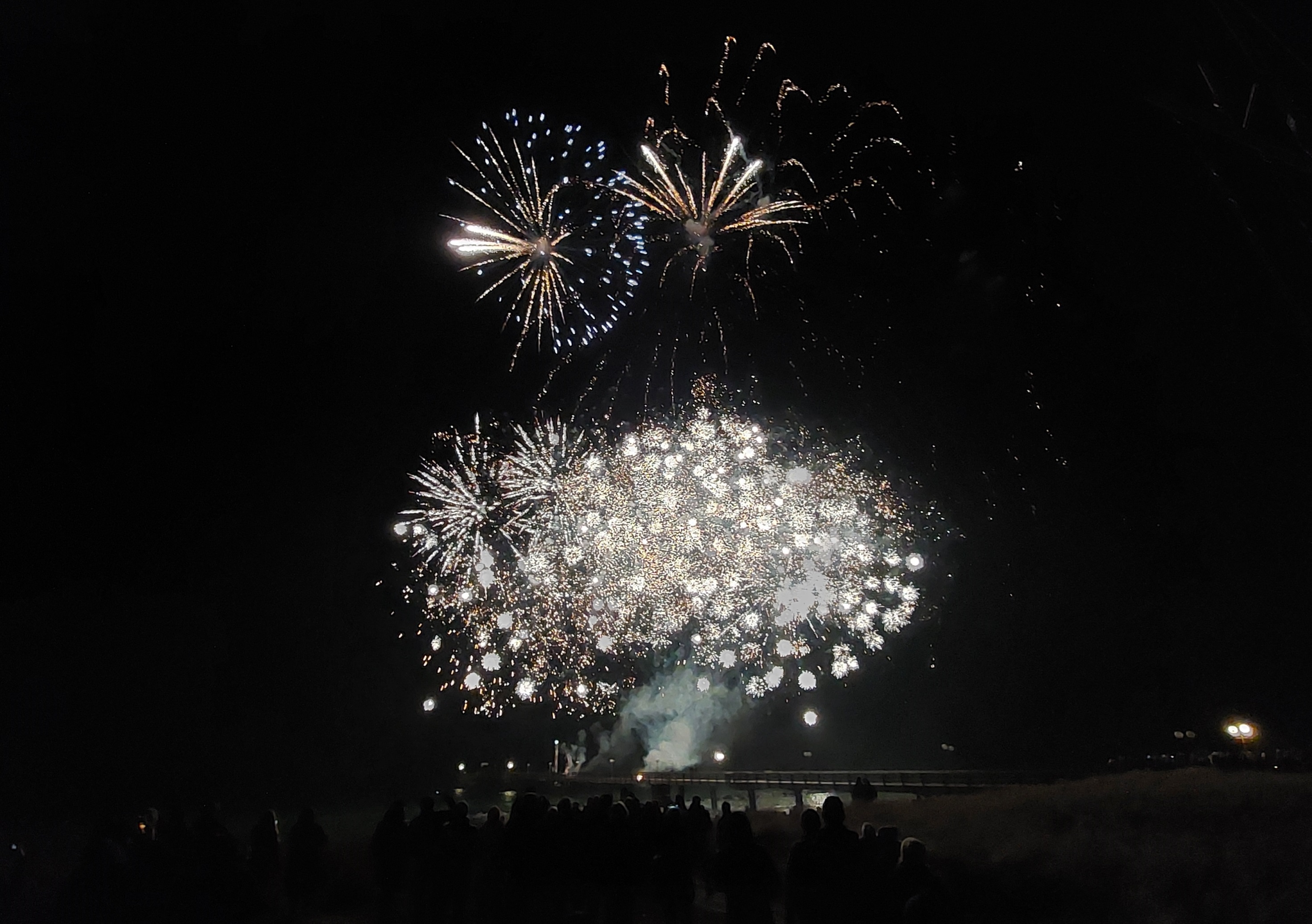 Wustrower Höhenfeuerwerk zum Jahreswechsel