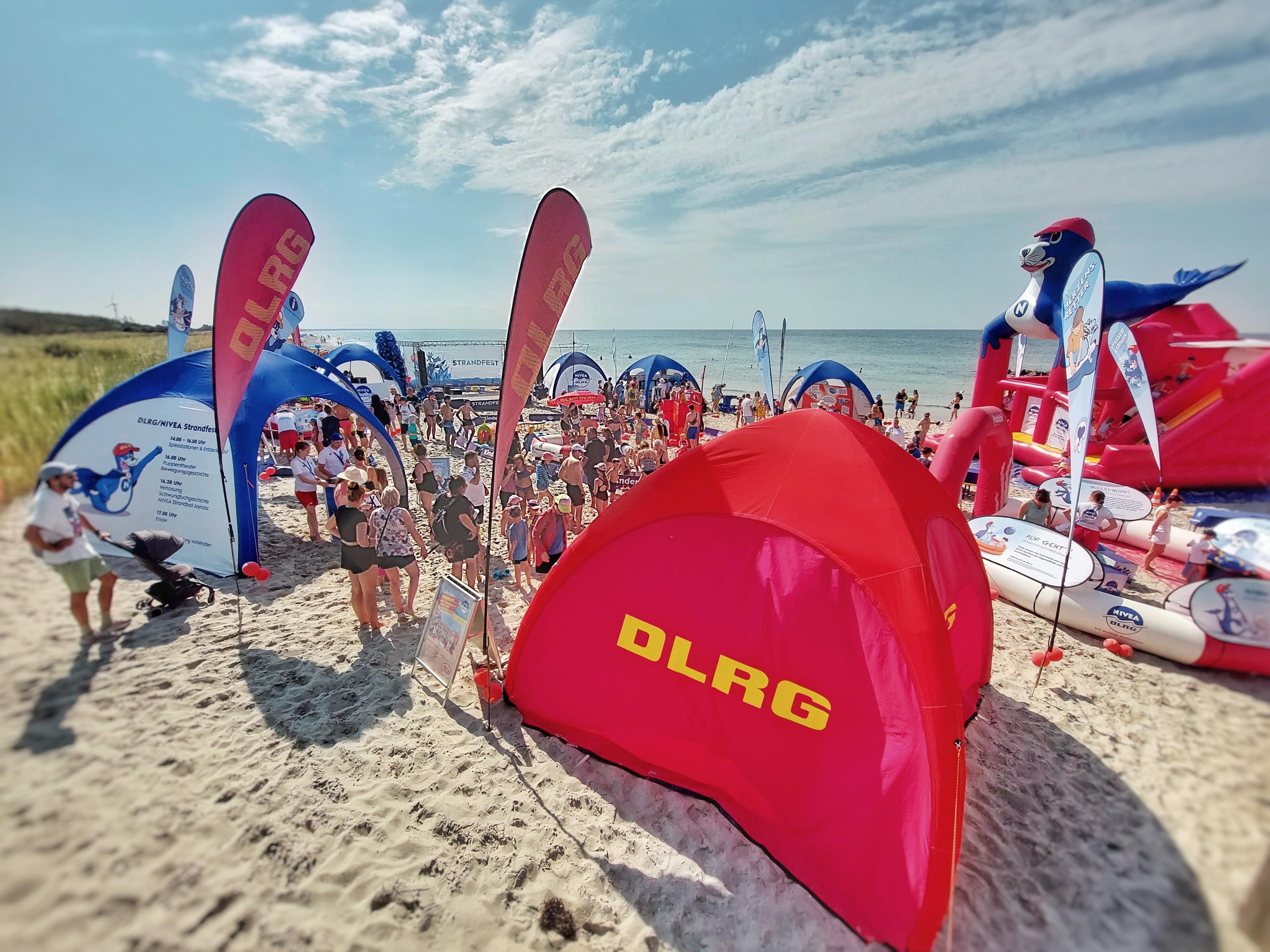 DLRG/NIVEA Strandfest im Ostseebad Wustrow